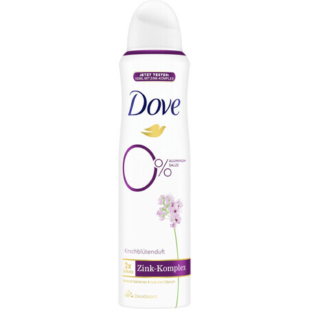 Dove 0% ALU Fior di Ciliegio Deodorante Spray 150 ml