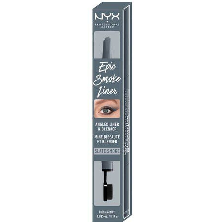 NYX Professional Makeup Epic Smoke Liner creion de ochi de lungă durată - 10 Slate Smoke 0,17 g