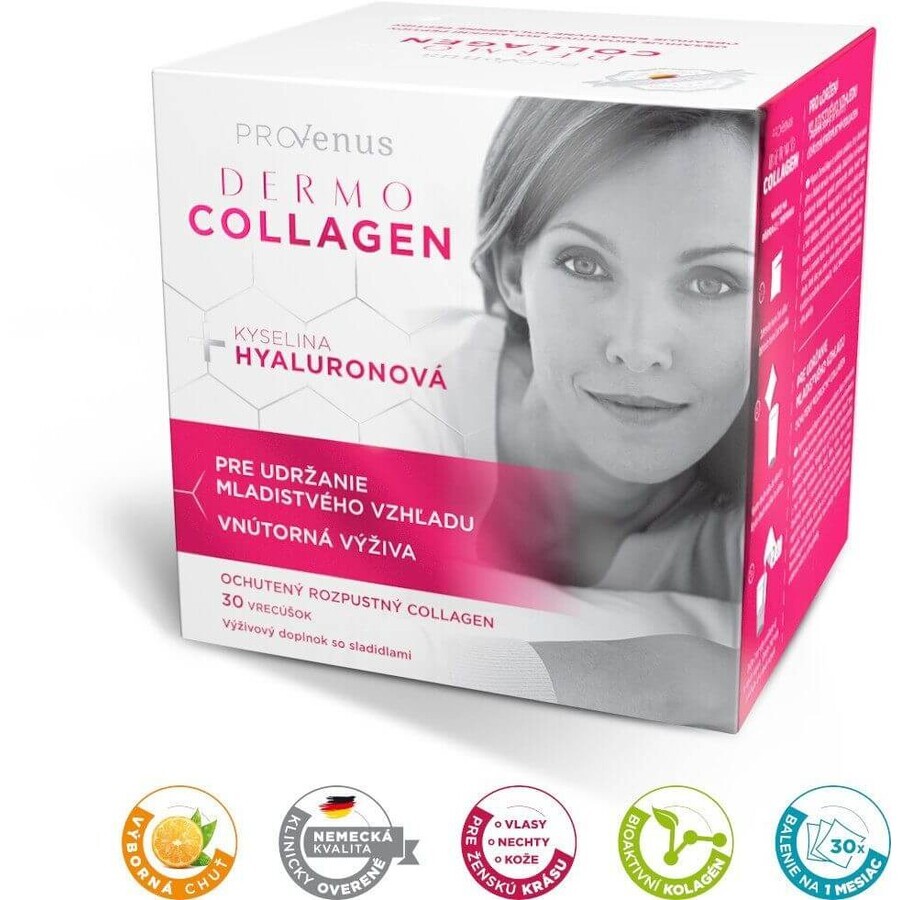 ProVenus DermoCollagen polvere al gusto di arancia Azione Interbeauty 30 bustine