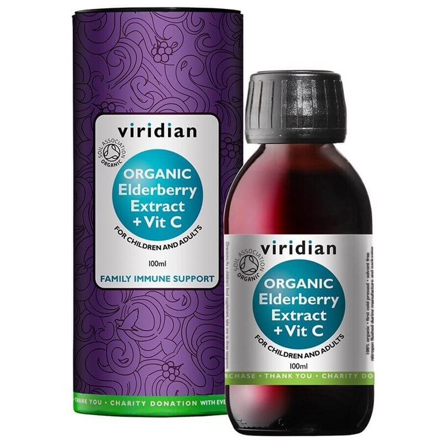 Viridian Holunderextrakt + Bio-Vitamin C 100 ml