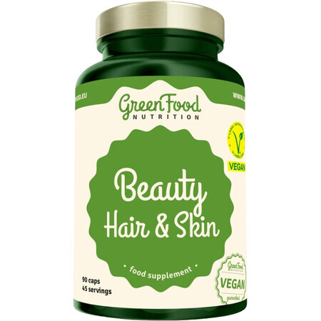 GreenFood Nutrition Beauty Hair & Skin 90 Kapseln