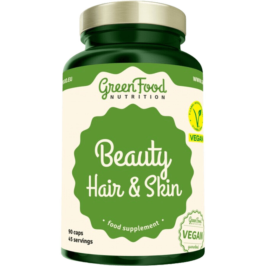 GreenFood Nutrition Beauty Hair & Skin 90 Kapseln