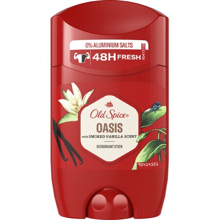 Old Spice Oasis Solid Deodorant für Männer, 48h Frische mit rauchigem Vanilleduft 50 ml