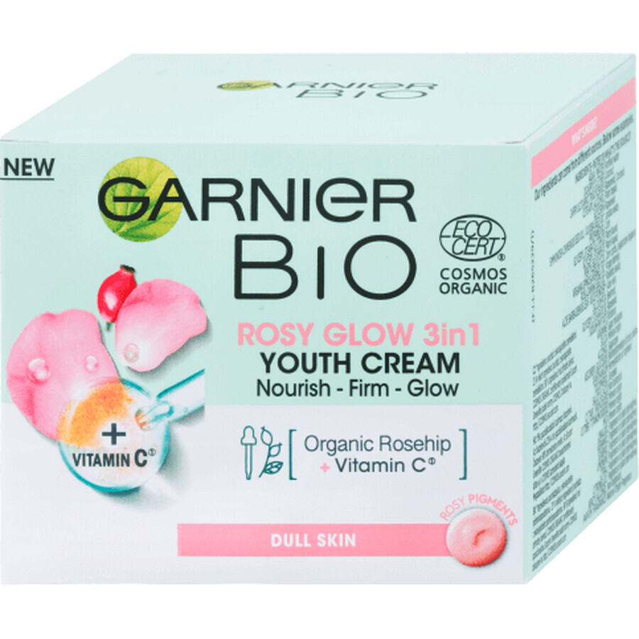 Garnier BIO Crema Resplandor Rosado 3 en 1 50 ml