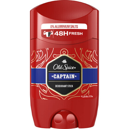 Old Spice Captain vaste deodorant met noten van sandelhout en citrus 50 ml