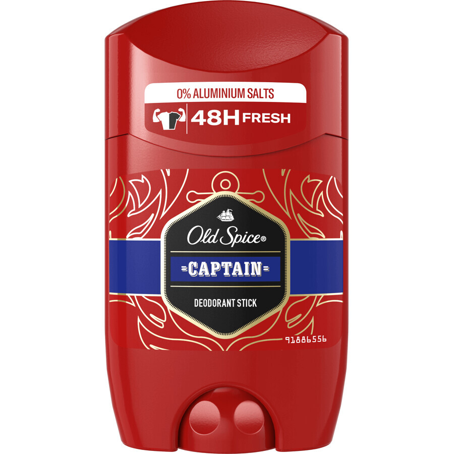 Old Spice Captain vaste deodorant met noten van sandelhout en citrus 50 ml