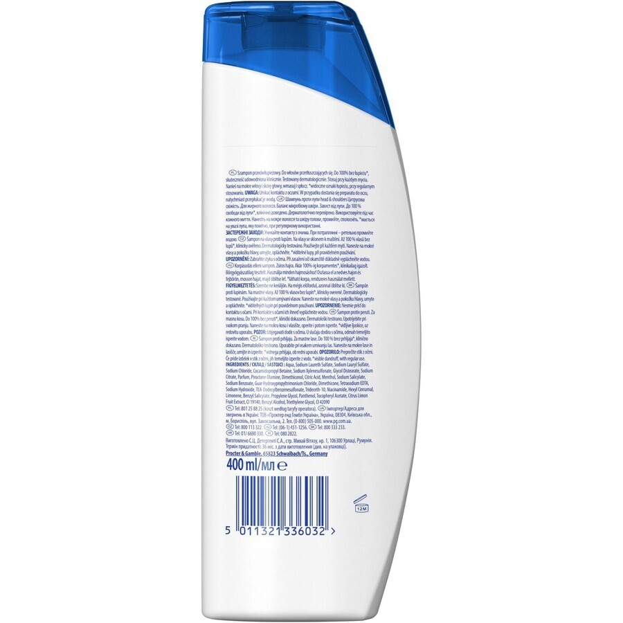 Head & Shoulders Citrus Shampoo für fettiges Haar 400 ml