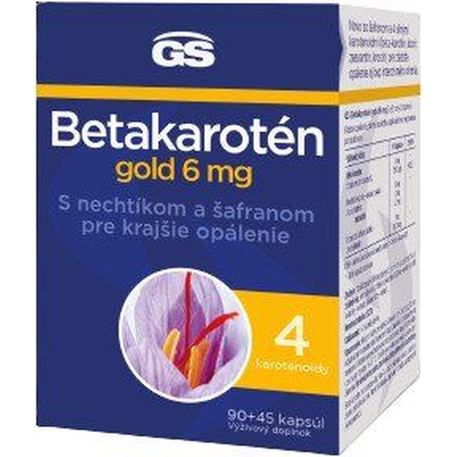 GS Betacaroten gold 6 mg, capsule 90+45