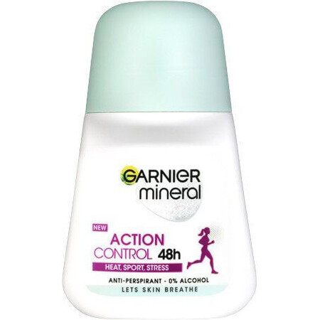 Garnier Action Control Roll-on 48h Minerale Deodorant voor Vrouwen 50 ml