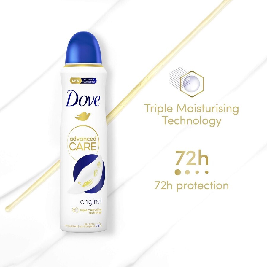 Dove Advanced care originele antitranspiratiespray 150 ml