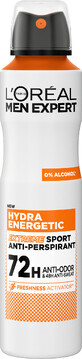 L&#39;Or&#233;al Paris Men Expert Hydra Hydra energetisches Antitranspirant Sport Extrem, 150 ml