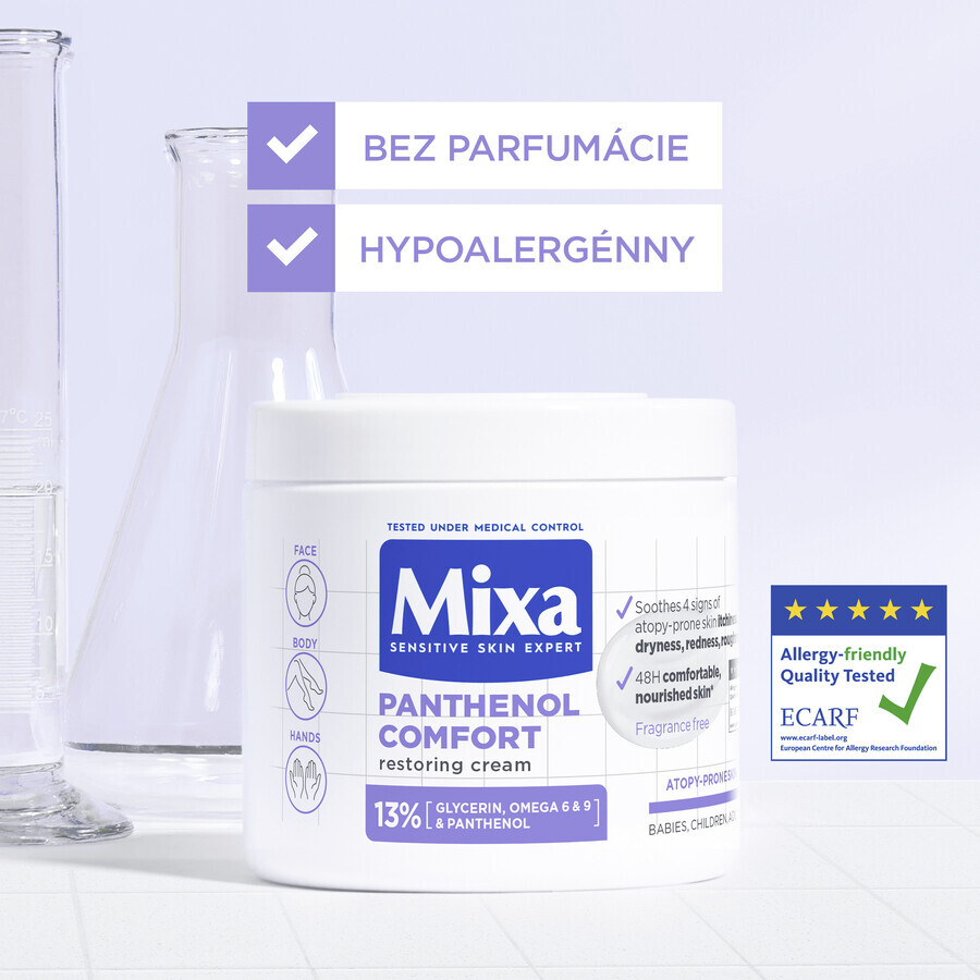 Mixa Panthenol Regenerating body care for atopy-prone skin, 400 ml