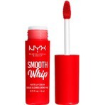 NYX Professional Makeup Smooth Smooth Whip Matte Lip Cream 12 Icing On Top Matte Liquid Lipstick, 4 ml