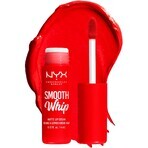 NYX Professional Makeup Smooth Smooth Whip Matte Lip Cream 12 Icing On Top Matte Liquid Lipstick, 4 ml