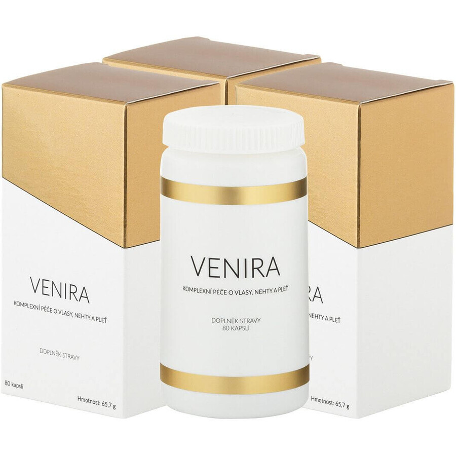 Venira complete haar-, nagel- en huidverzorging, 120-daagse kuur, 240 capsules