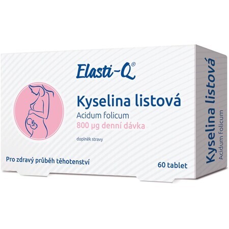 Elasti-Q Folsäure 800 μg, 60 Tabletten