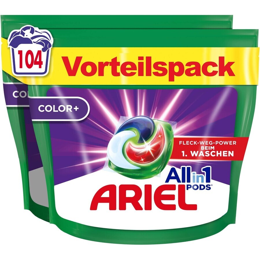 Ariel Capsules Kleur+ doosje 104 capsules