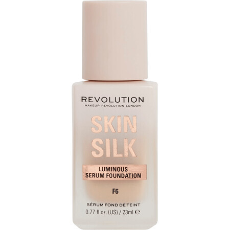 Revolution Skin Silk Silk Serum Foundation Foundation F6 Makeup 23 ml