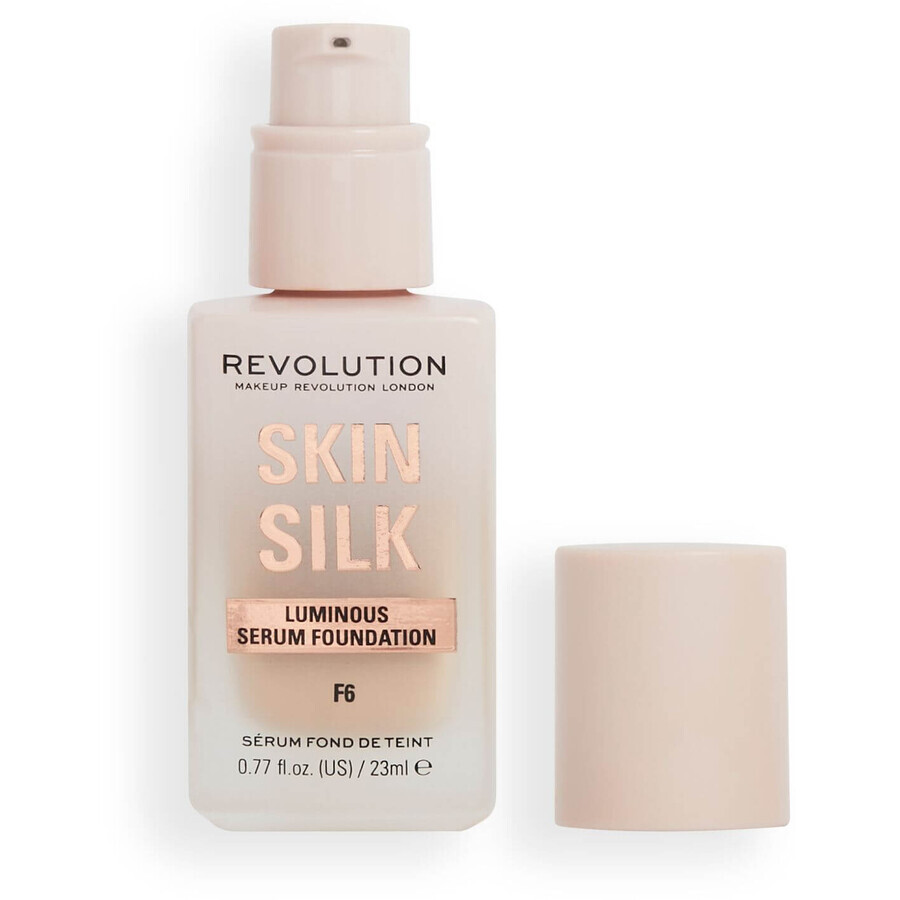 Revolution Skin Silk Silk Serum Foundation Foundation F6 Makeup 23 ml