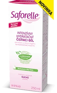 Saforelle Intensives feuchtigkeitsspendendes Reinigungsgel mit Klette 250 ml