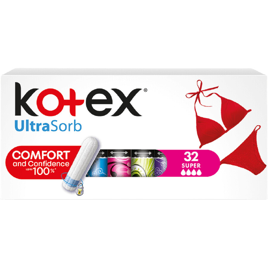 Kotex ® Ultra Sorb Super 32 unidades