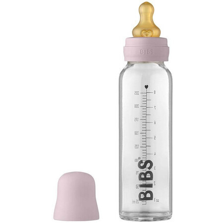 BIBS Baby Glasflasche Dusky Lilac 225 ml