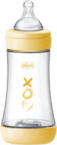 Chicco Perfect5 Silikon-Saugflasche, gelb 240 ml