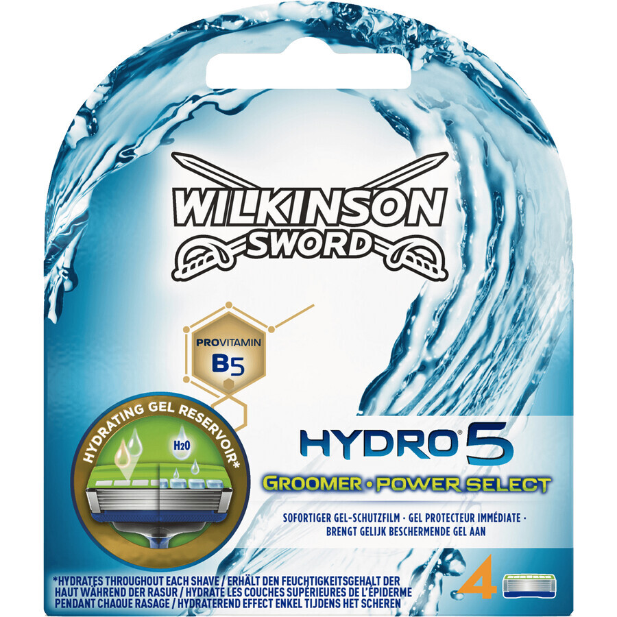 Wilkinson Sword Hydro 5 Tondeuse Vervangingskoppen 4 stuks