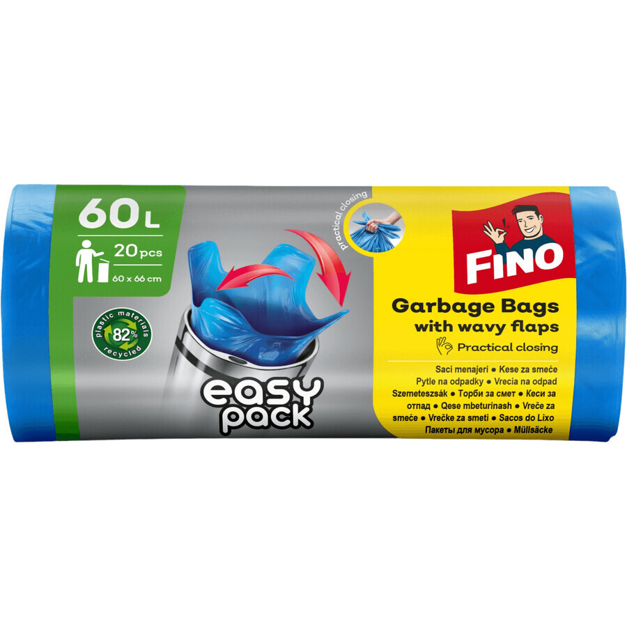 Sacs à litière Fino Easy Pack 20 x 60 l