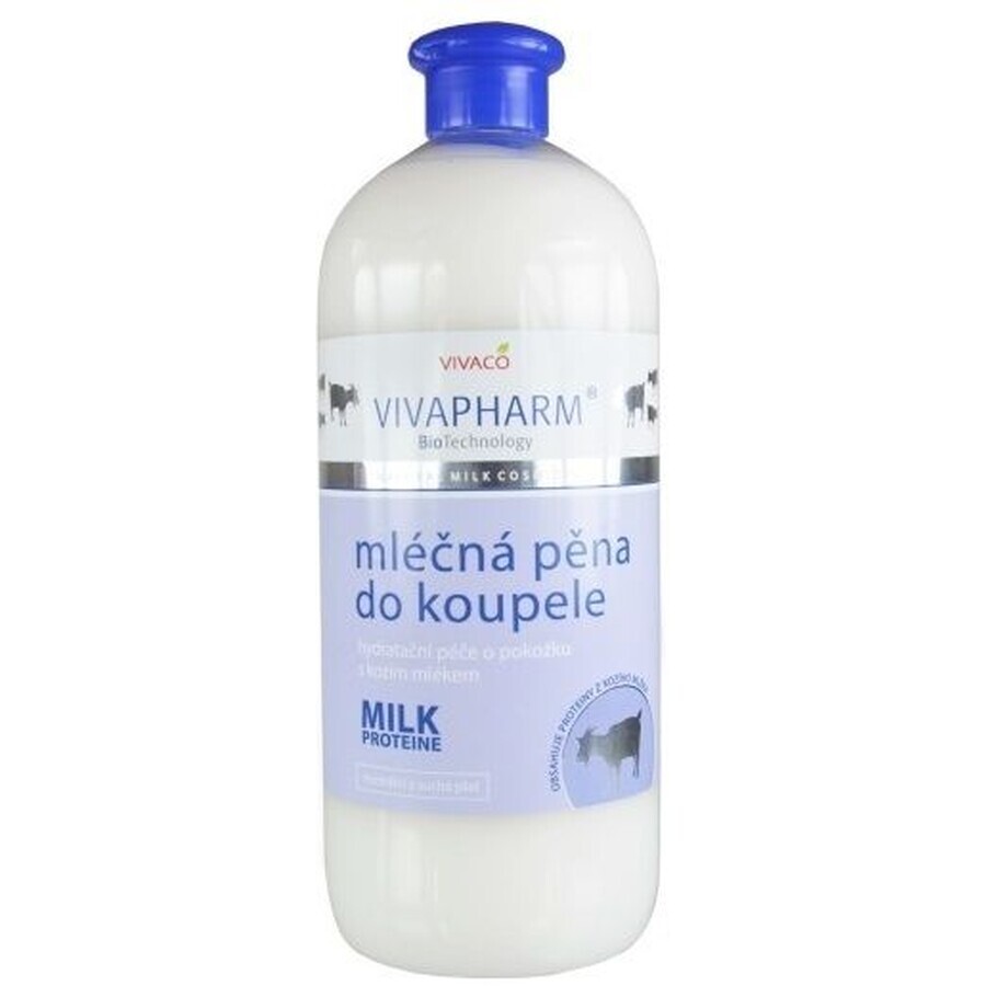 Vivapharm Moisturizing bath foam with goat milk 1000 ml