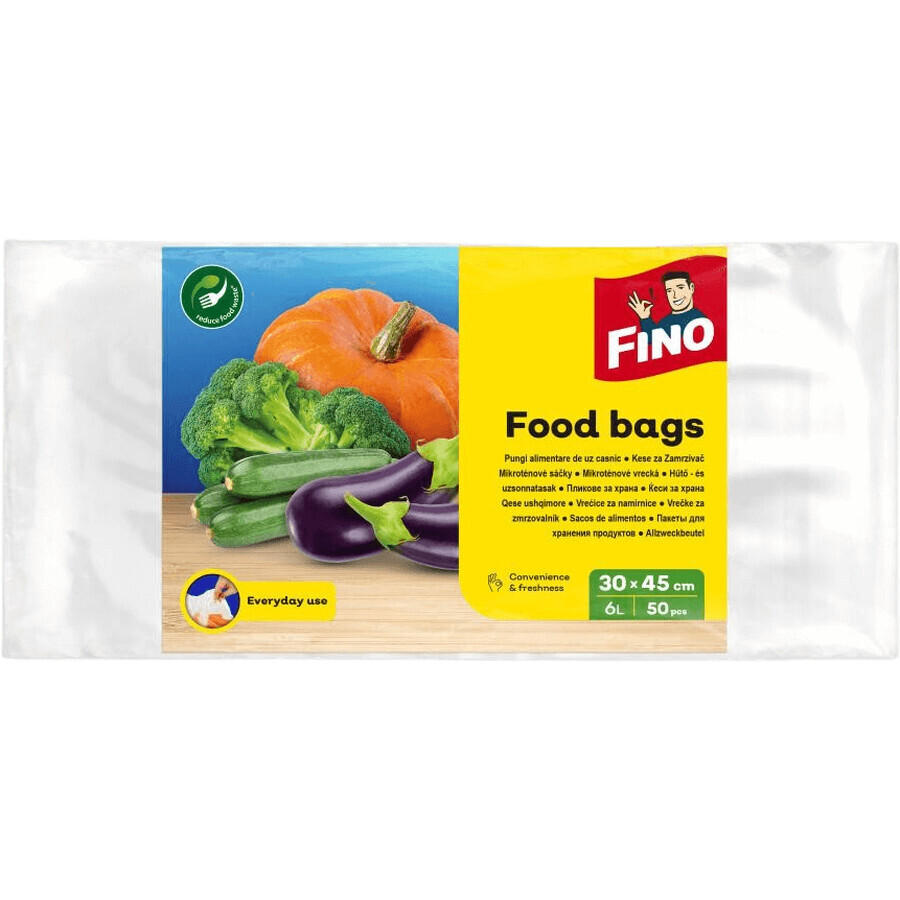 Fino Sacchetti per alimenti in microtene 30×45 cm 50 pz.