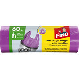 Fino Color Garbage bags with handles purple 20 x 60 l