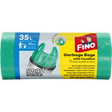 Fino Color Garbage bags with green handles 30 x 35 l