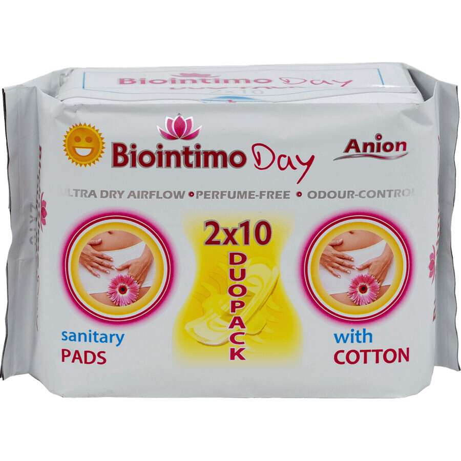 Biointimo Anion DUO tägliche Pads 10 Stück