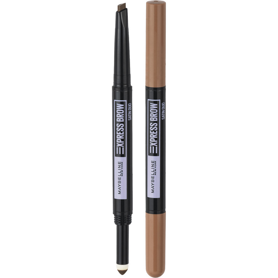 Maybelline New York NY NY Express Brow Satin Duo 01 Dark Blonde Eyebrow Pencil and Powder Duo