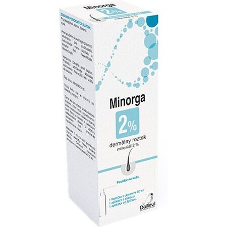 Minorga 2%ige Lösung für die Haut 60 ml