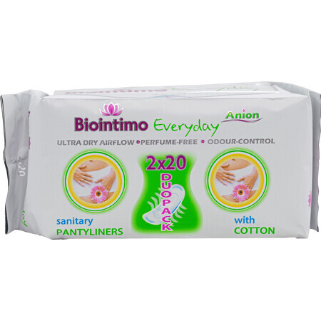 Biointimo Anion DUO Intimate Daily Intimate 40 pcs