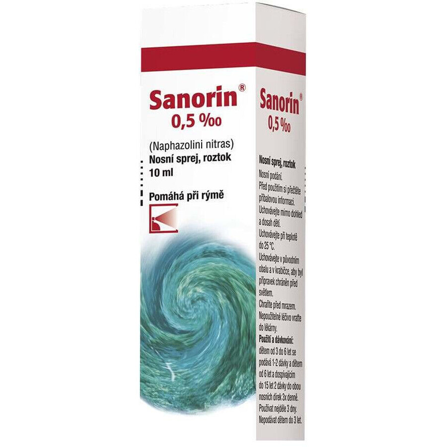 Sanorin 0,5 ‰ Nasenspray 10 ml