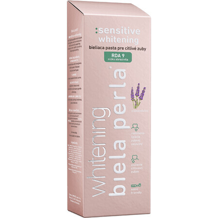 Weiße Perla Sensitive Zahnpasta mit Lavendel 75 ml