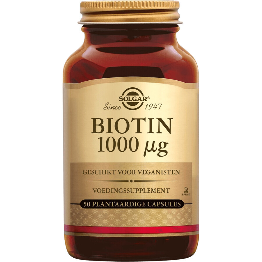 Solgar Biotin 1000 mcg, 50 capsules