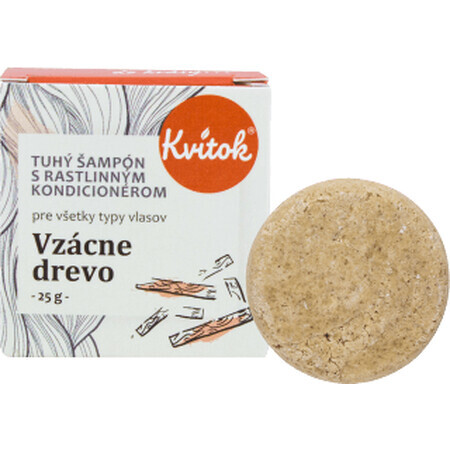 Kvitok Solid Shampoo mit Spülung Precious Wood 25 g