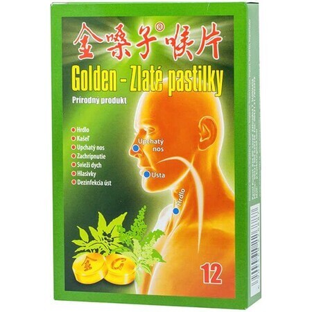 Golden Golden Golden Golden Golden Lutschtabletten, 12 Stück