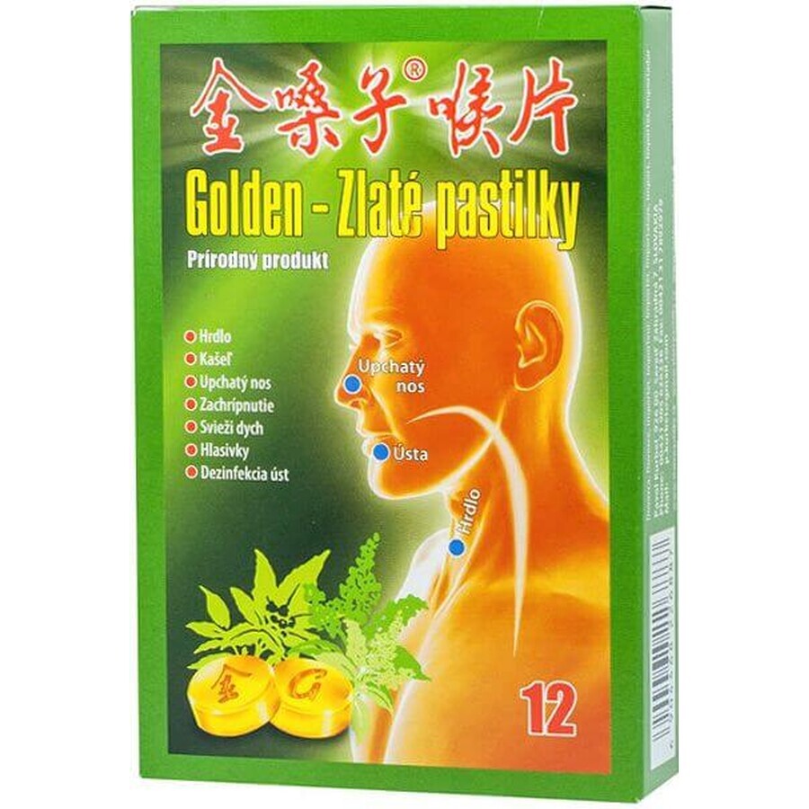 Golden Golden Golden Golden Golden Lutschtabletten, 12 Stück