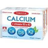 Terezia Calcium + Vitamin D3 und K2 30 Kapseln