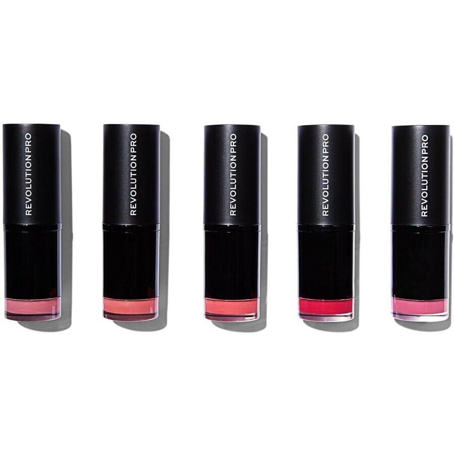 Revolution PRO Pinks, lipstick set 5 pcs