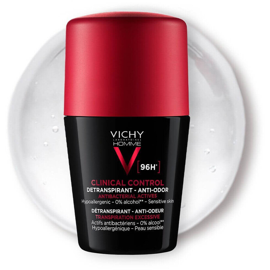 Vichy Homme 96H Anti-Odour Antitranspirant 50 ml