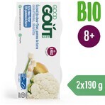 Good Goût Organic cod with cauliflower and potatoes 2 x 190 g