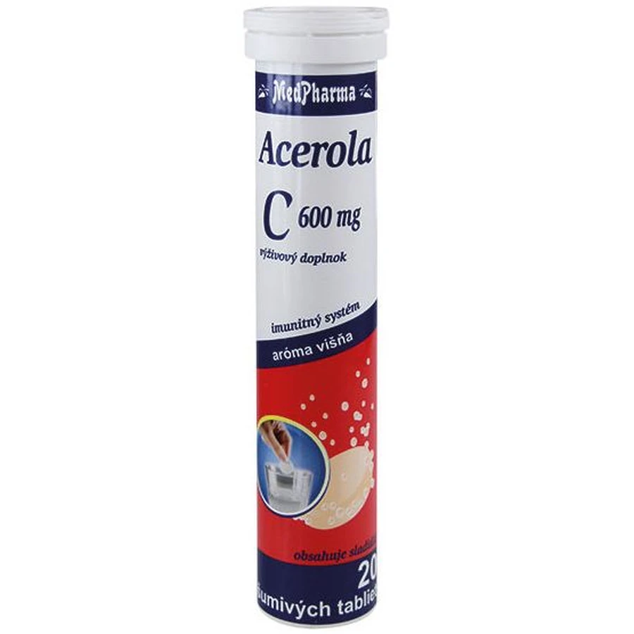 MedPharma Vitamin C 600 mg + Acerola 20 Brausetabletten