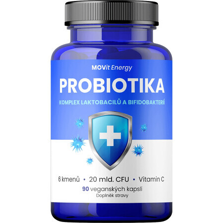 Movit Energy Probiotischer Lactobacillus- und Bifidobacterium-Komplex 90 Kapseln