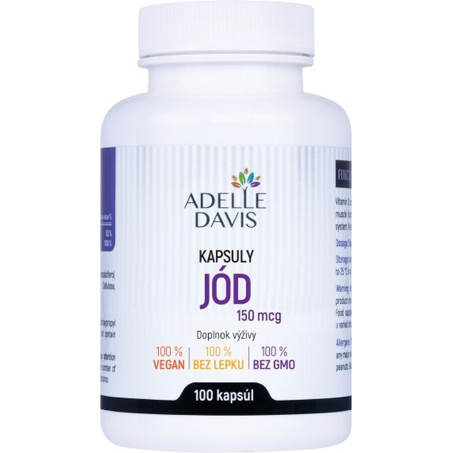 Adelle Davis Iodine 150 mcg 100 capsules